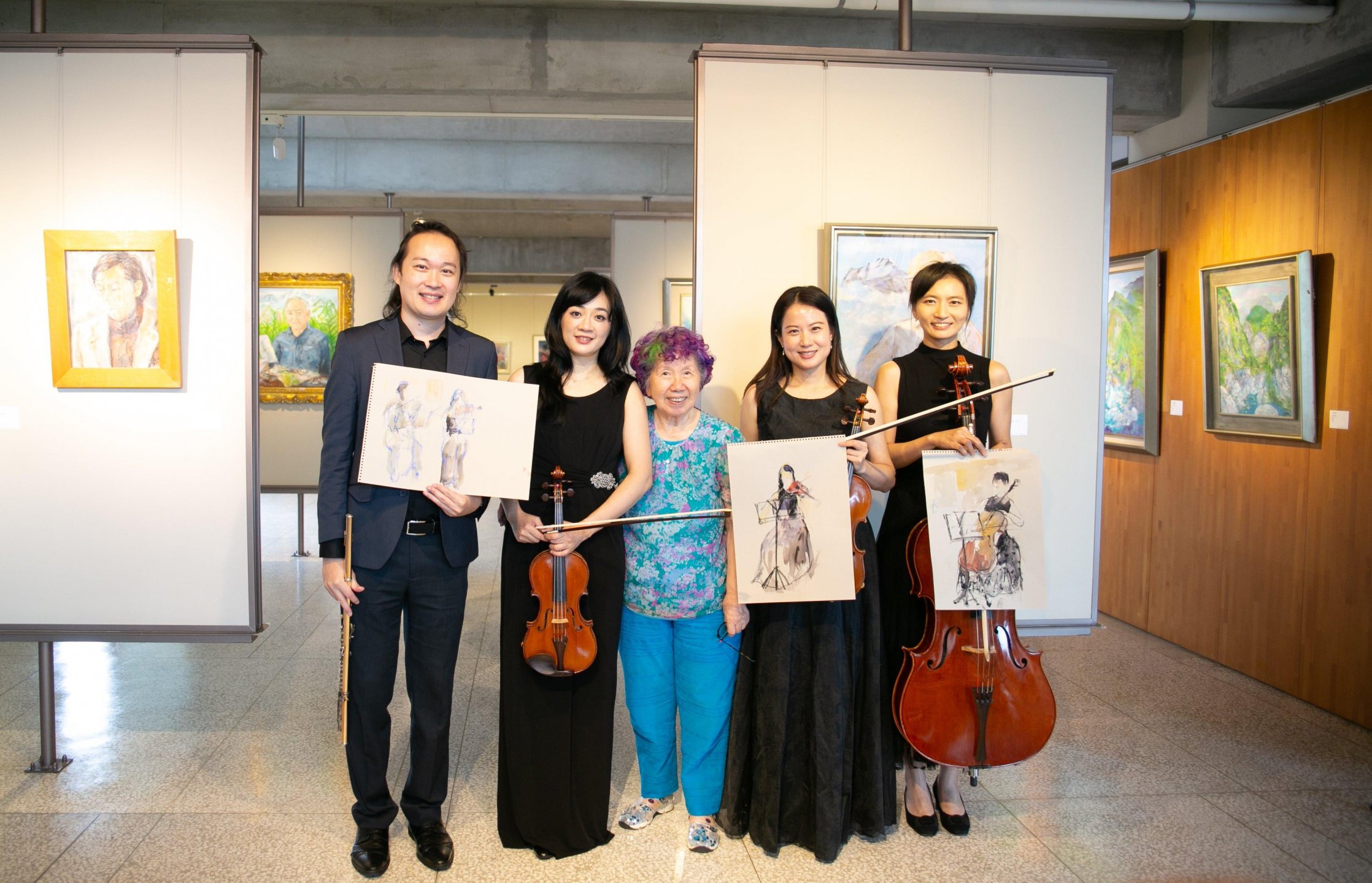 《特展開幕》 凝色流光：王美幸的油畫、粉彩與玻璃藝術